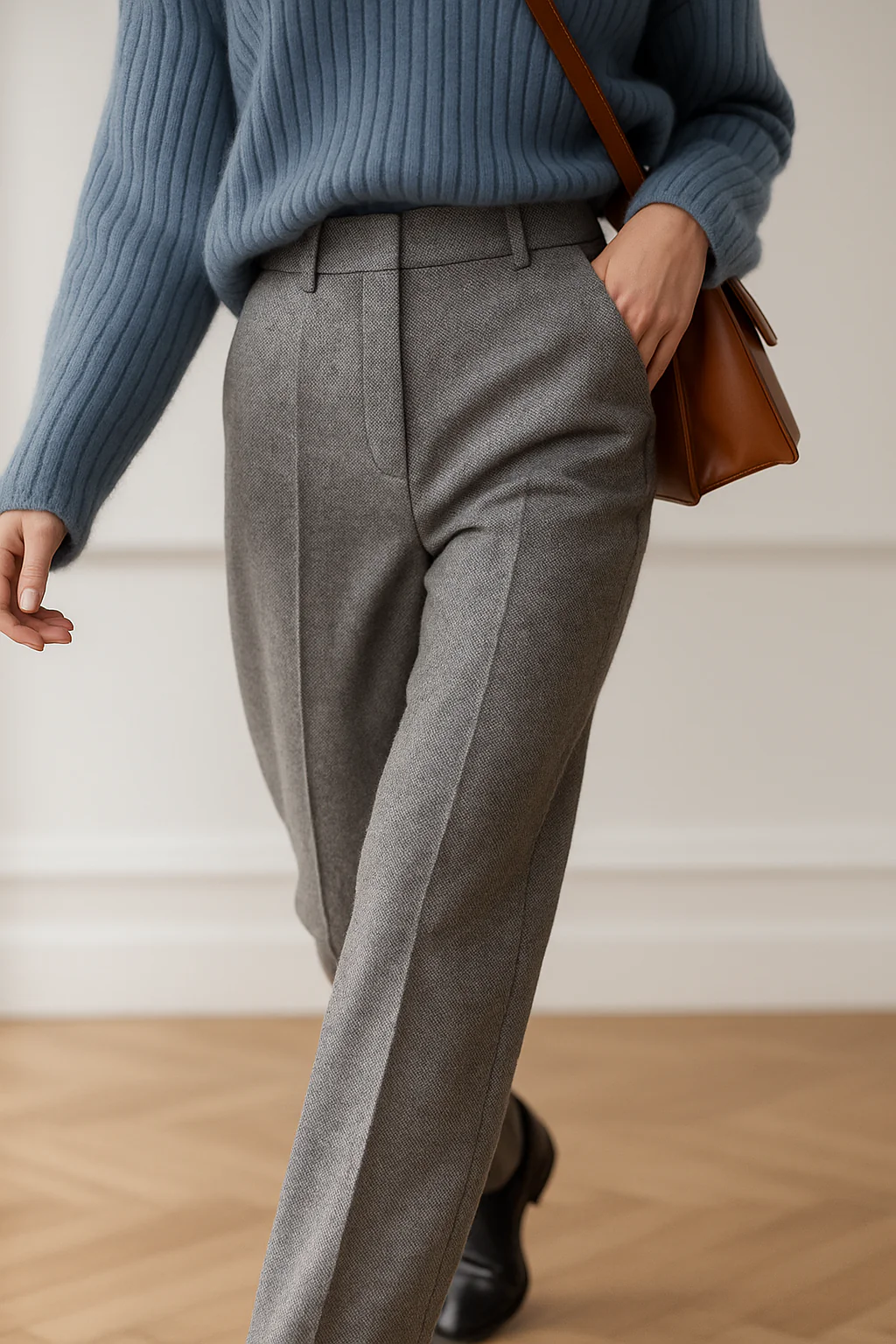Torino Classic Wool Women's Trousers - Image 22