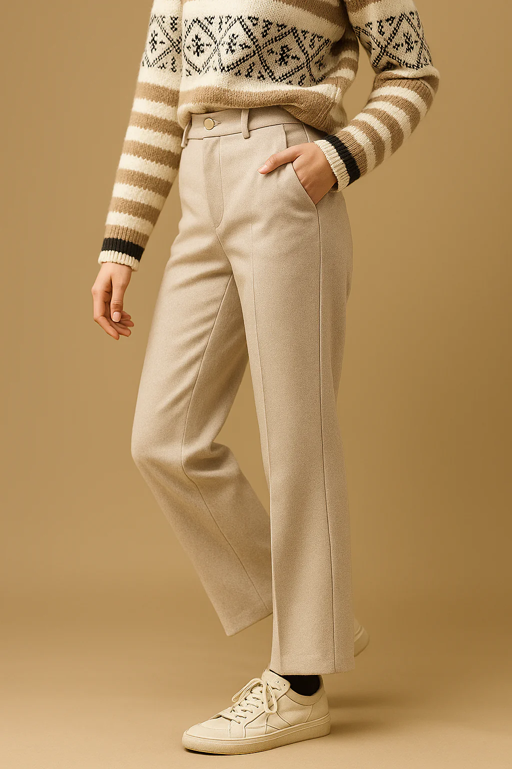 Torino Classic Wool Women's Trousers - Image 24