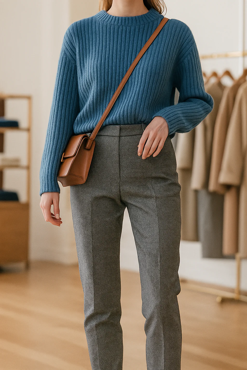 Torino Classic Wool Women's Trousers - Image 30