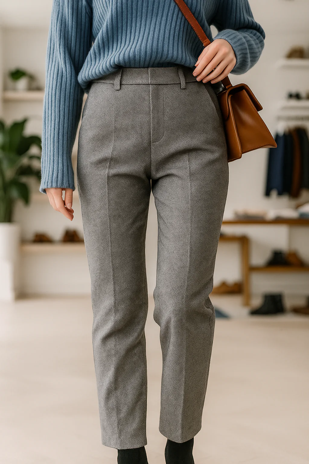 Torino Classic Wool Women's Trousers - Image 31