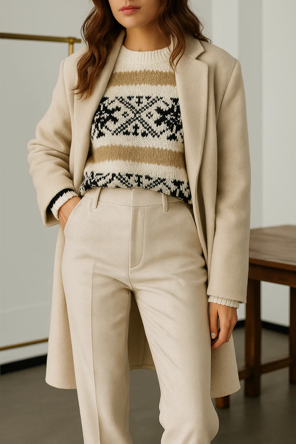 Torino Classic Wool Women's Trousers - Image 32