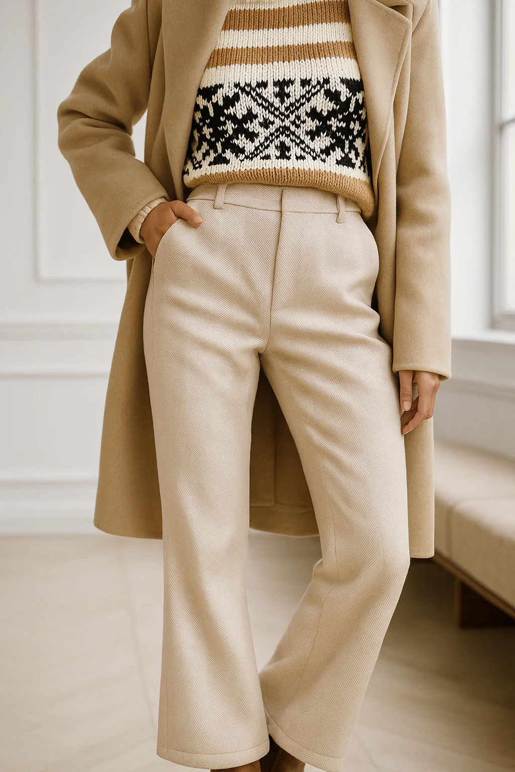 Torino Classic Wool Women's Trousers - Image 33
