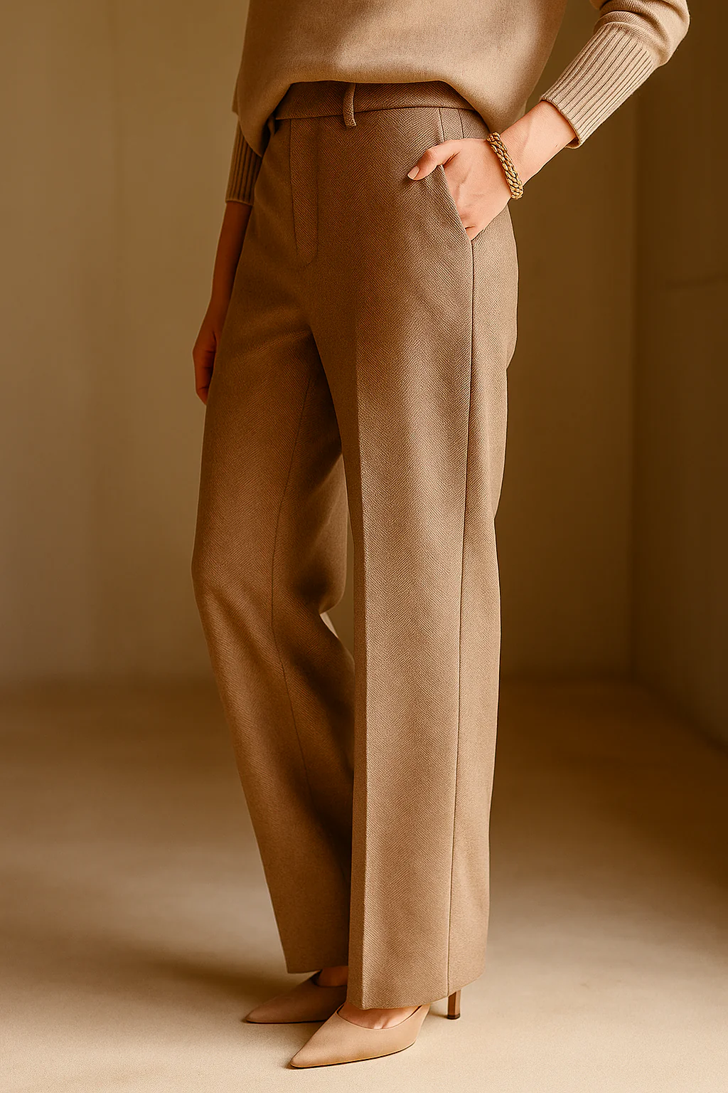 Torino Classic Wool Women's Trousers - Image 18