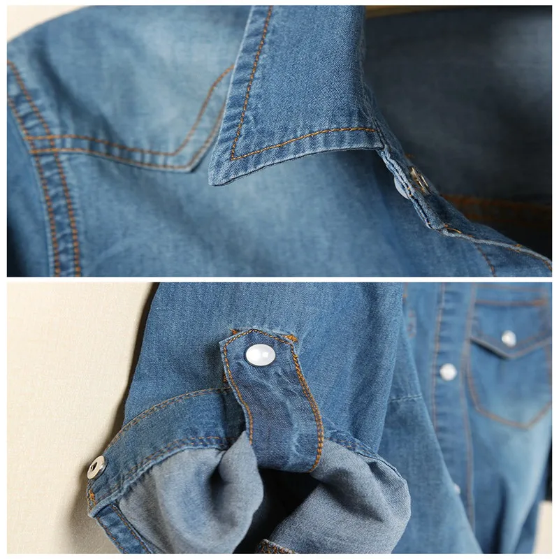 Cool Summer Denim Crop-Top - Image 16
