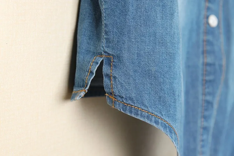 Cool Summer Denim Crop-Top - Image 22