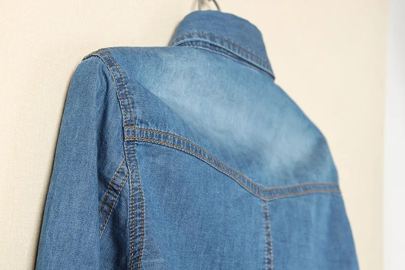 Cool Summer Denim Crop-Top - Image 24