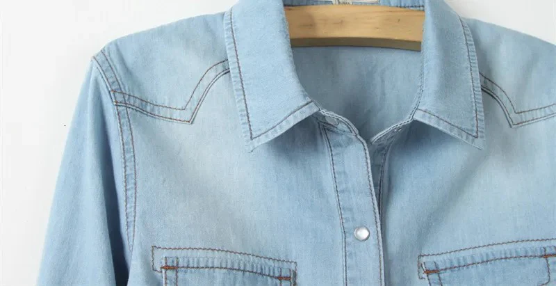 Cool Summer Denim Crop-Top - Image 5