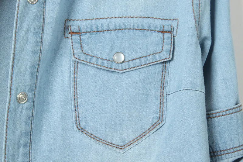 Cool Summer Denim Crop-Top - Image 7