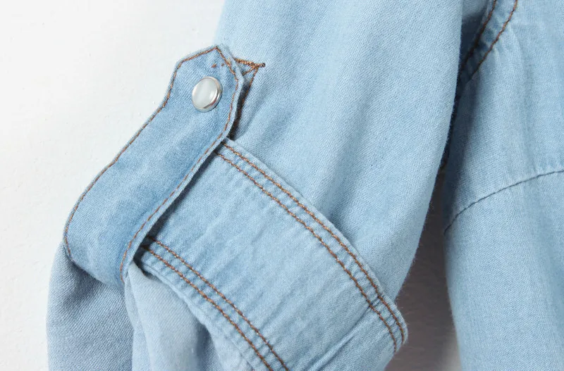Cool Summer Denim Crop-Top - Image 9
