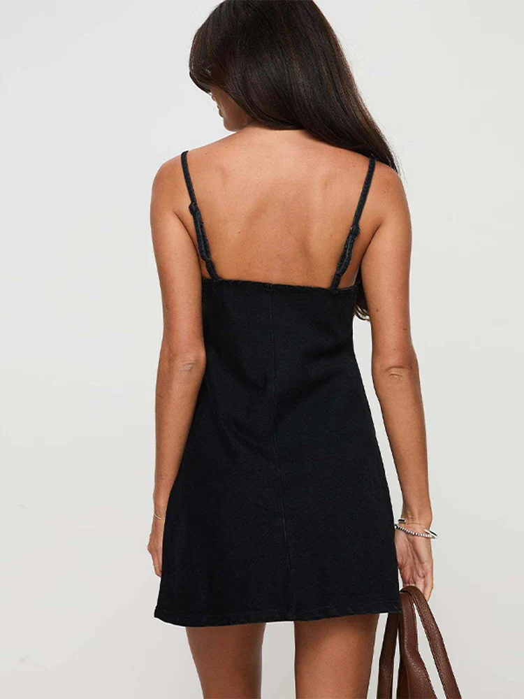Delilah Cutout Denim Mini - Image 5