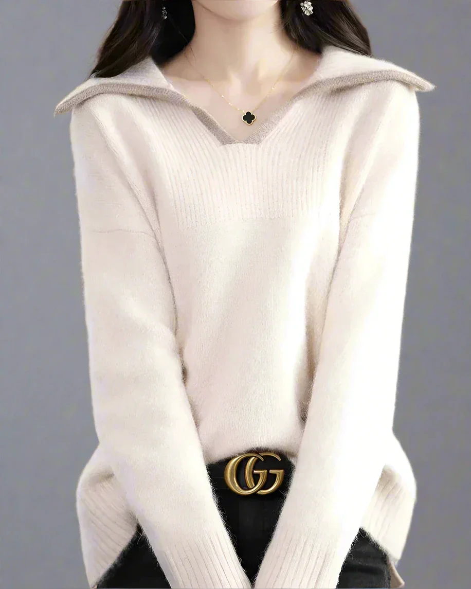 Dresden Mink Wool Sweater - Image 5