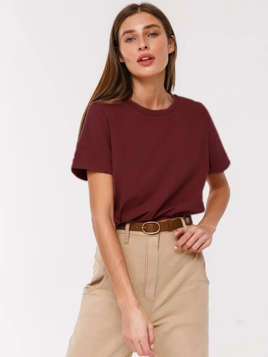 Elise Everyday 100% Cotton Tee - Image 17