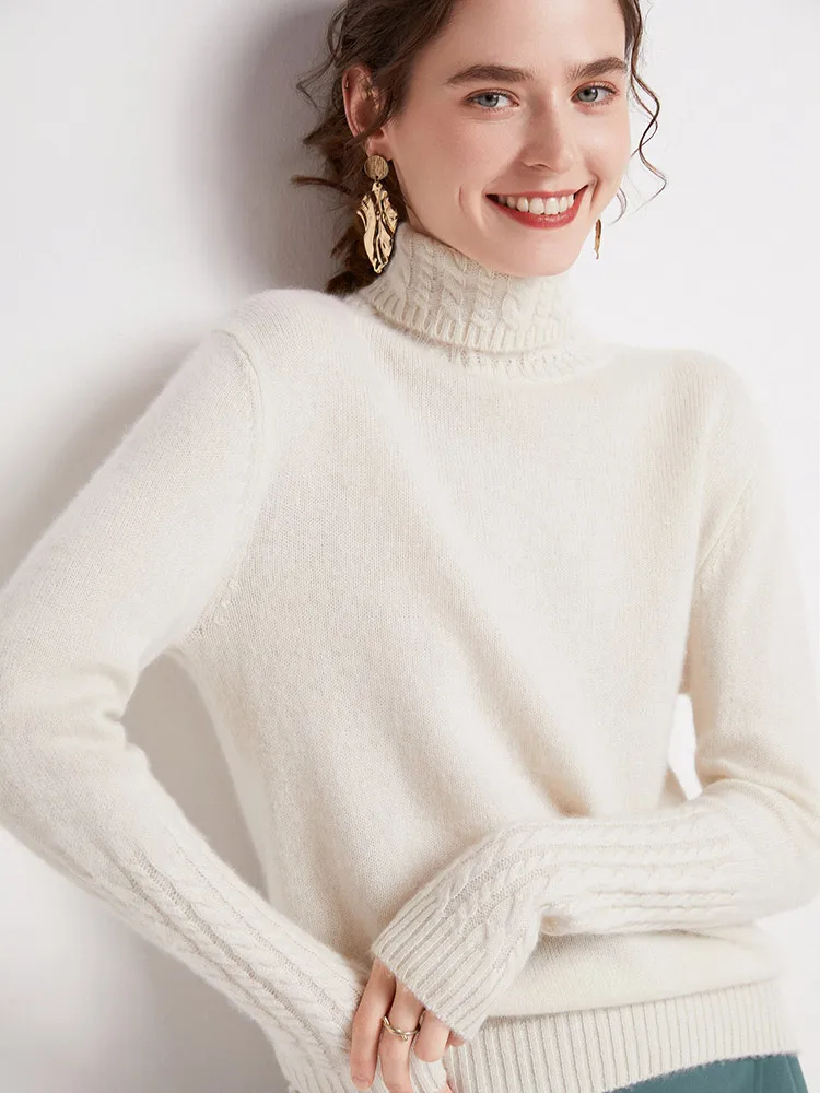 Valentina 100% Merino Turtleneck - Image 10