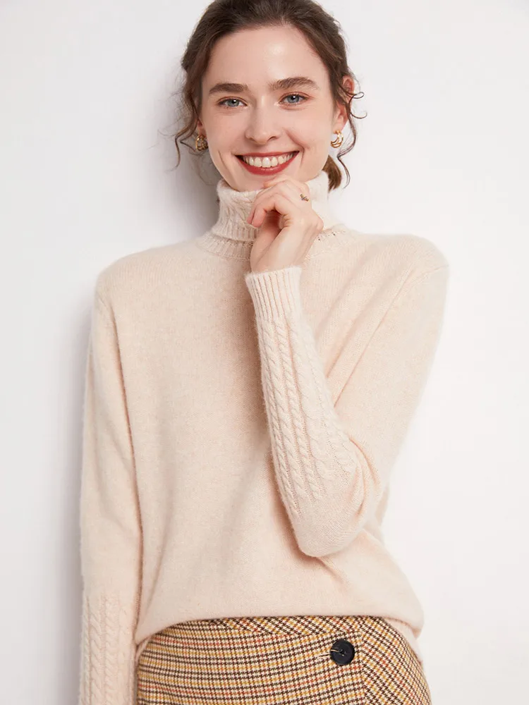 Valentina 100% Merino Turtleneck - Image 4