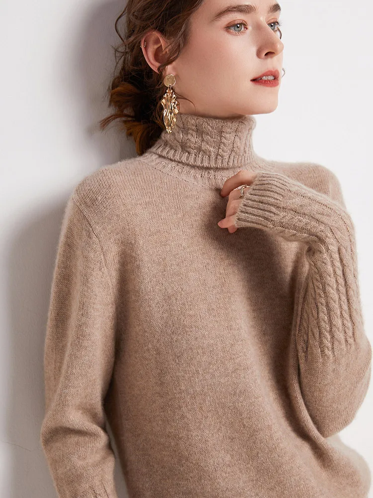 Valentina 100% Merino Turtleneck - Image 6