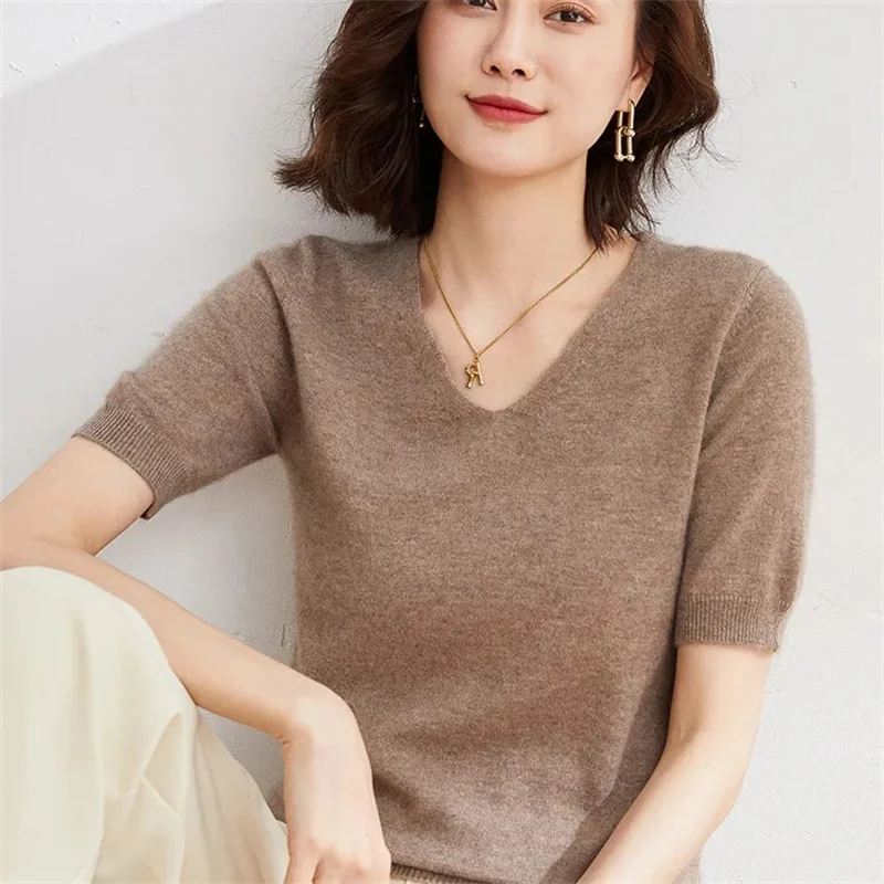Elysian V-Neck Knit Top - Image 28