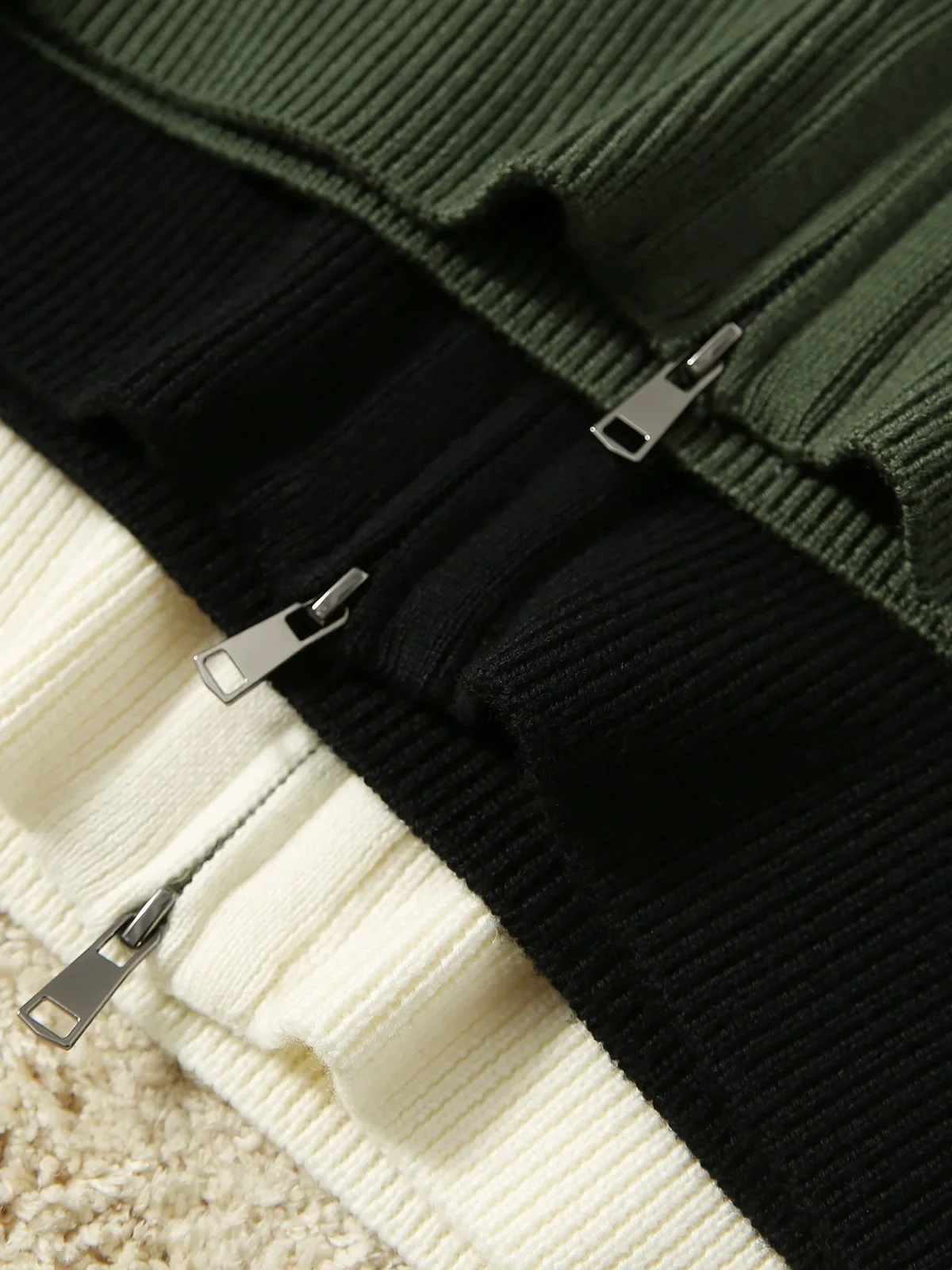 Natasha Wool Zip Cardigan - Image 32