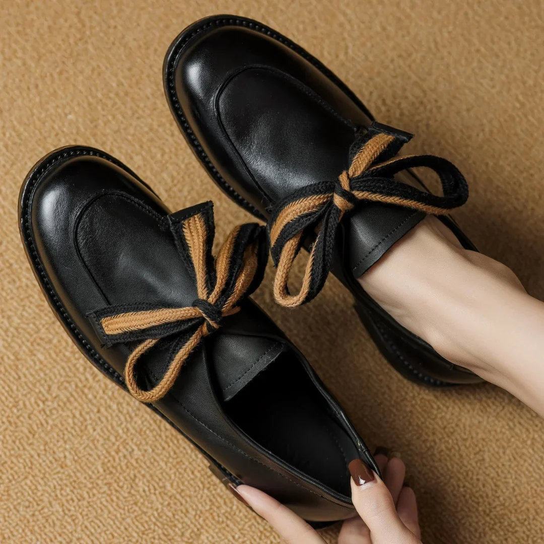 Lacceti Classic Women's Leather Loafers - Image 4