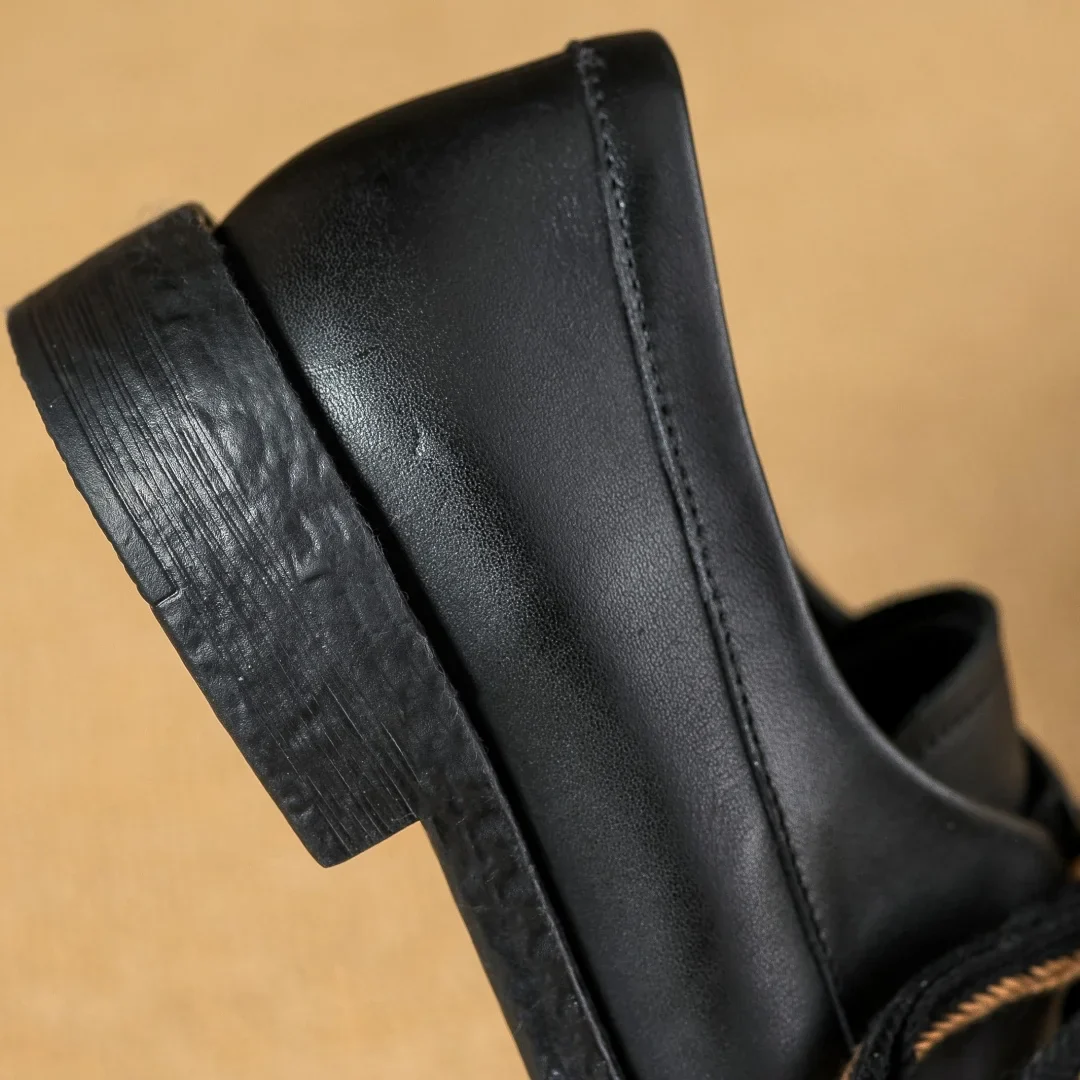 Lacceti Classic Women's Leather Loafers - Image 6