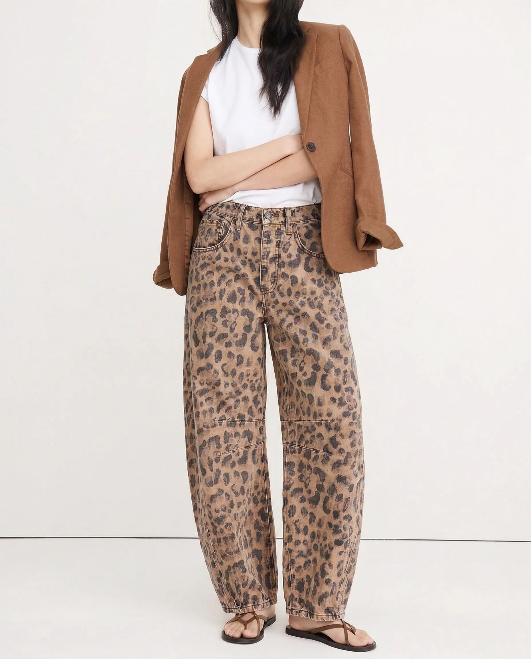 Everly Barrel-Leg Denims - Image 3