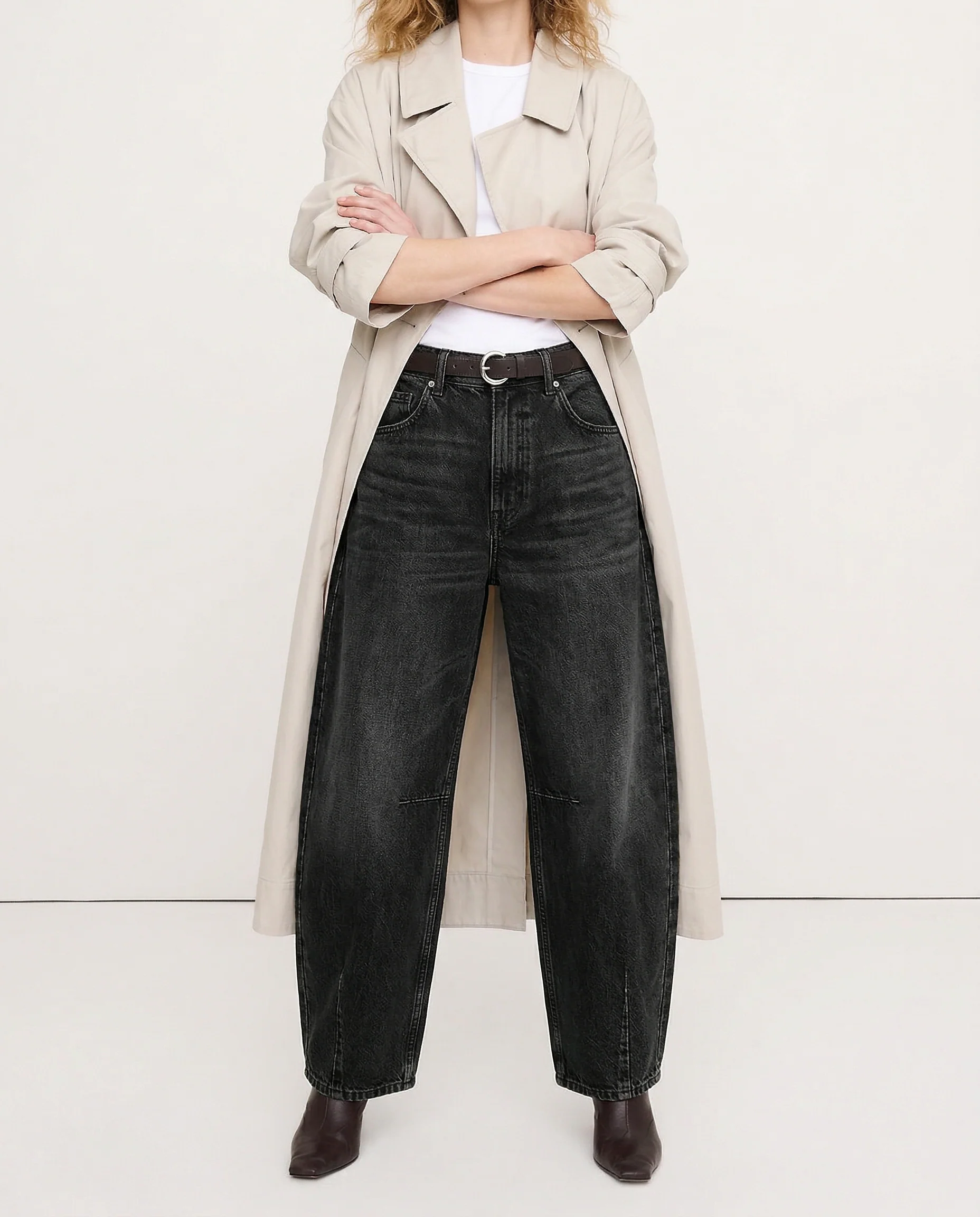 Everly Barrel-Leg Denims - Image 6