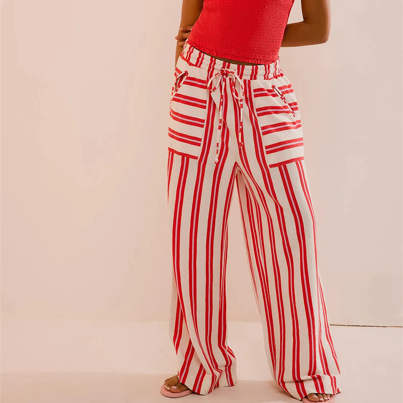 Everly Striped Lounge Pants - Image 3