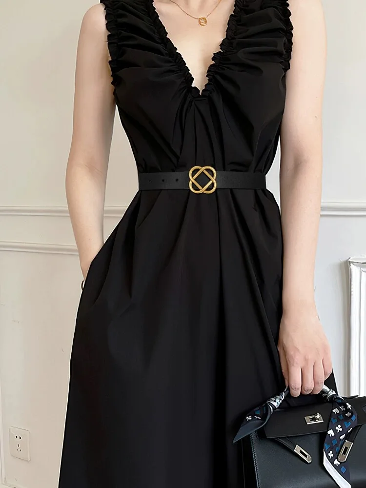 Everlyn Suede Loop Belt - Image 15