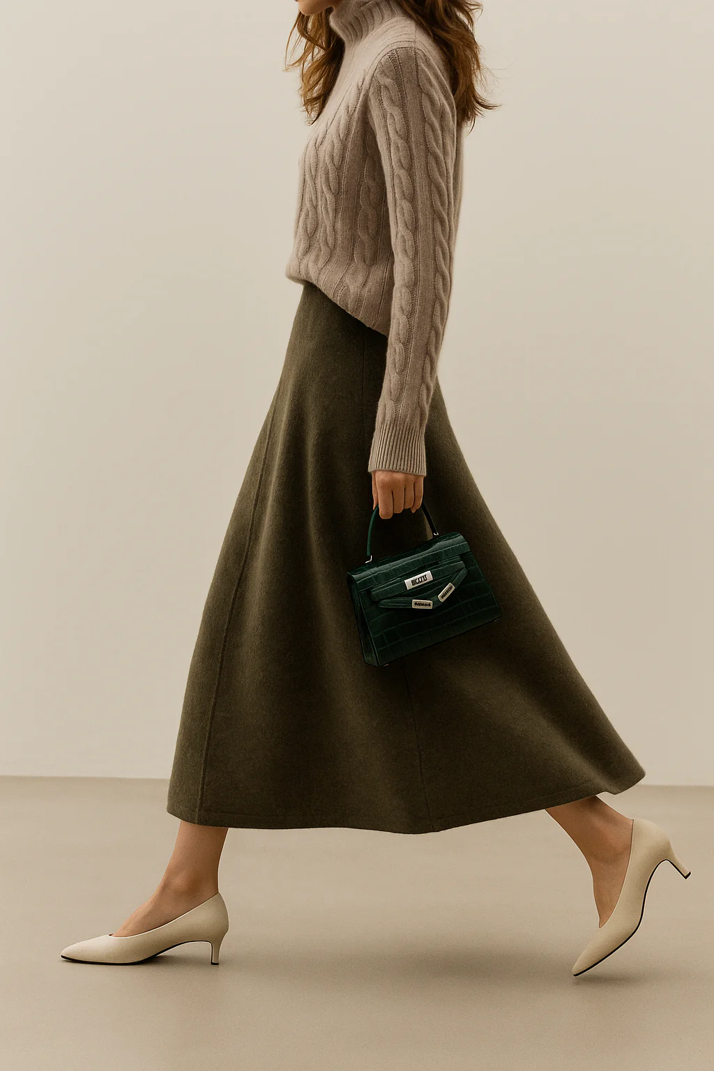 Executive Wool Skirt - Image 2