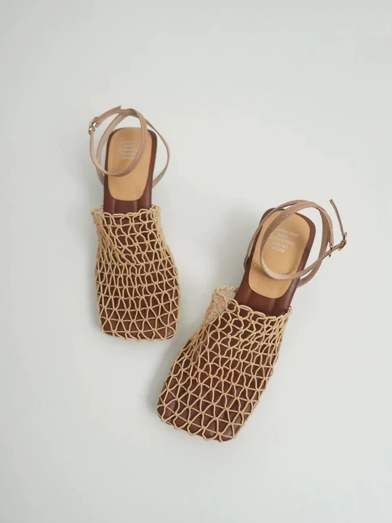 Fallon Mesh Weave Heels - Image 11