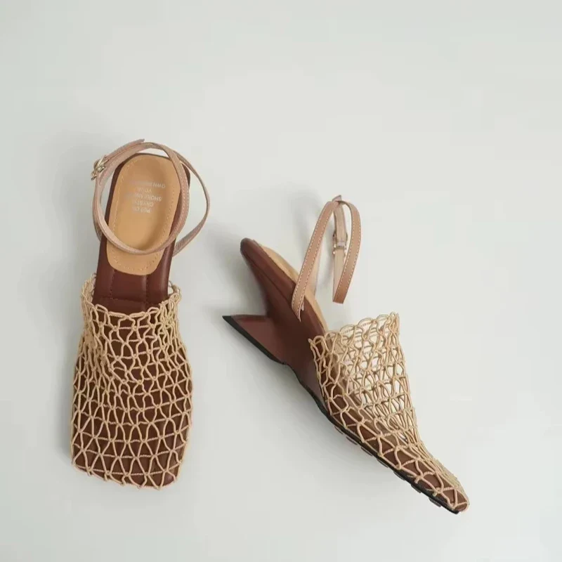 Fallon Mesh Weave Heels - Image 5