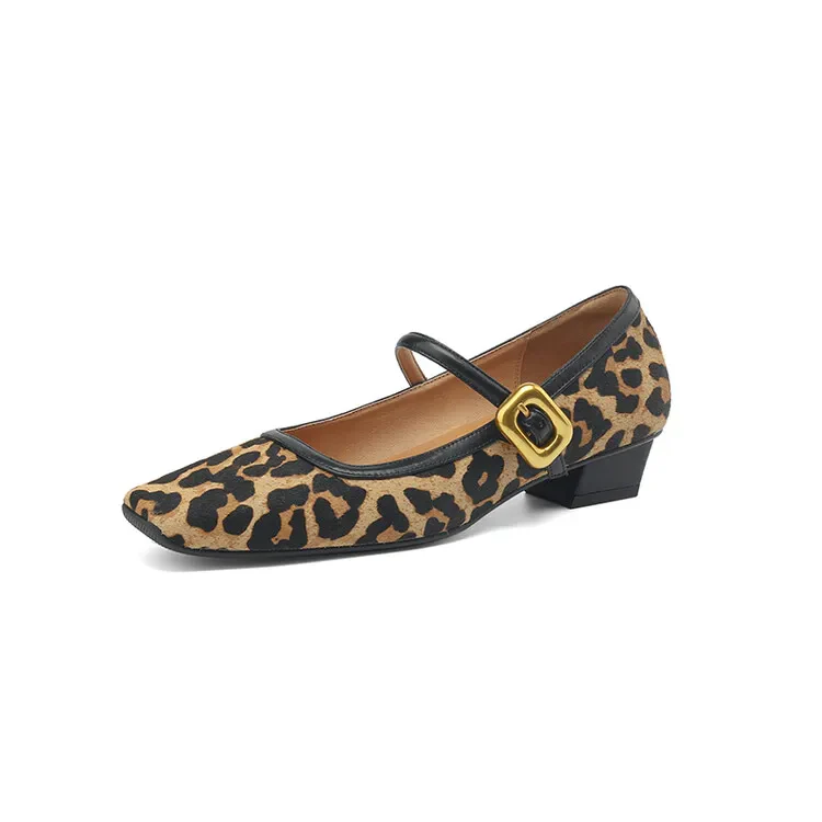 Feline Luxe Leopard Mid-Heels - Image 15