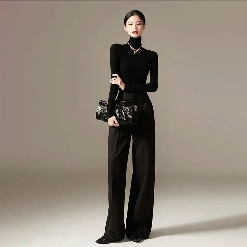 Firenze Wide Leg Draped Pants - Image 10