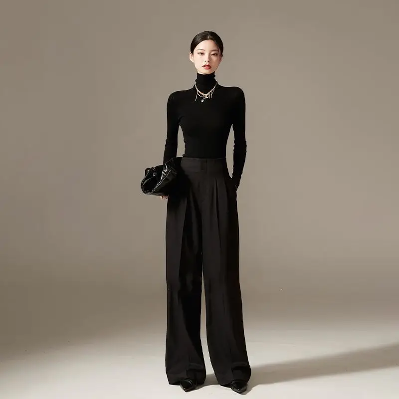 Firenze Wide Leg Draped Pants - Image 11