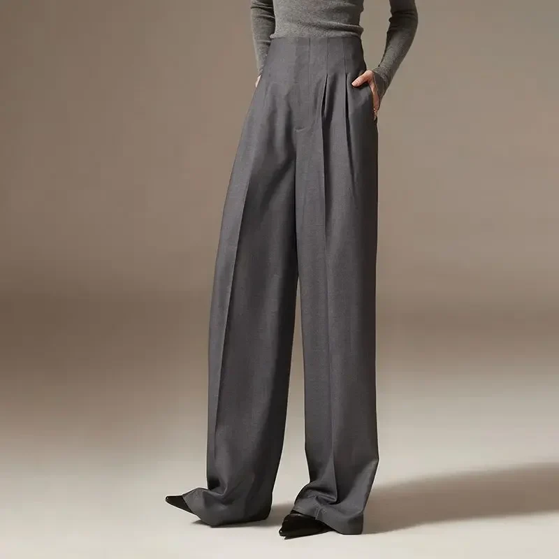 Firenze Wide Leg Draped Pants - Image 4
