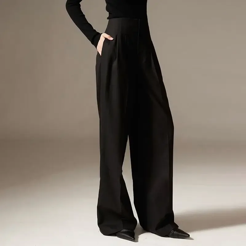 Firenze Wide Leg Draped Pants - Image 5