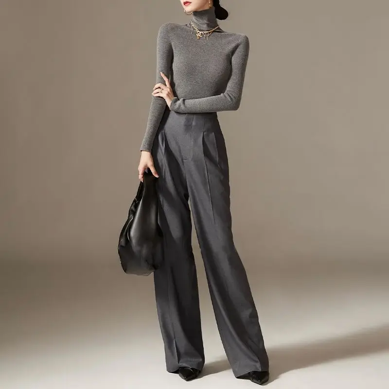Firenze Wide Leg Draped Pants - Image 8