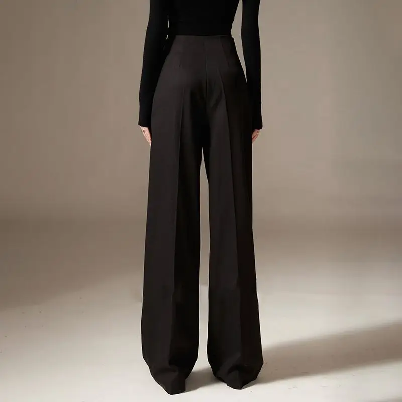 Firenze Wide Leg Draped Pants - Image 9