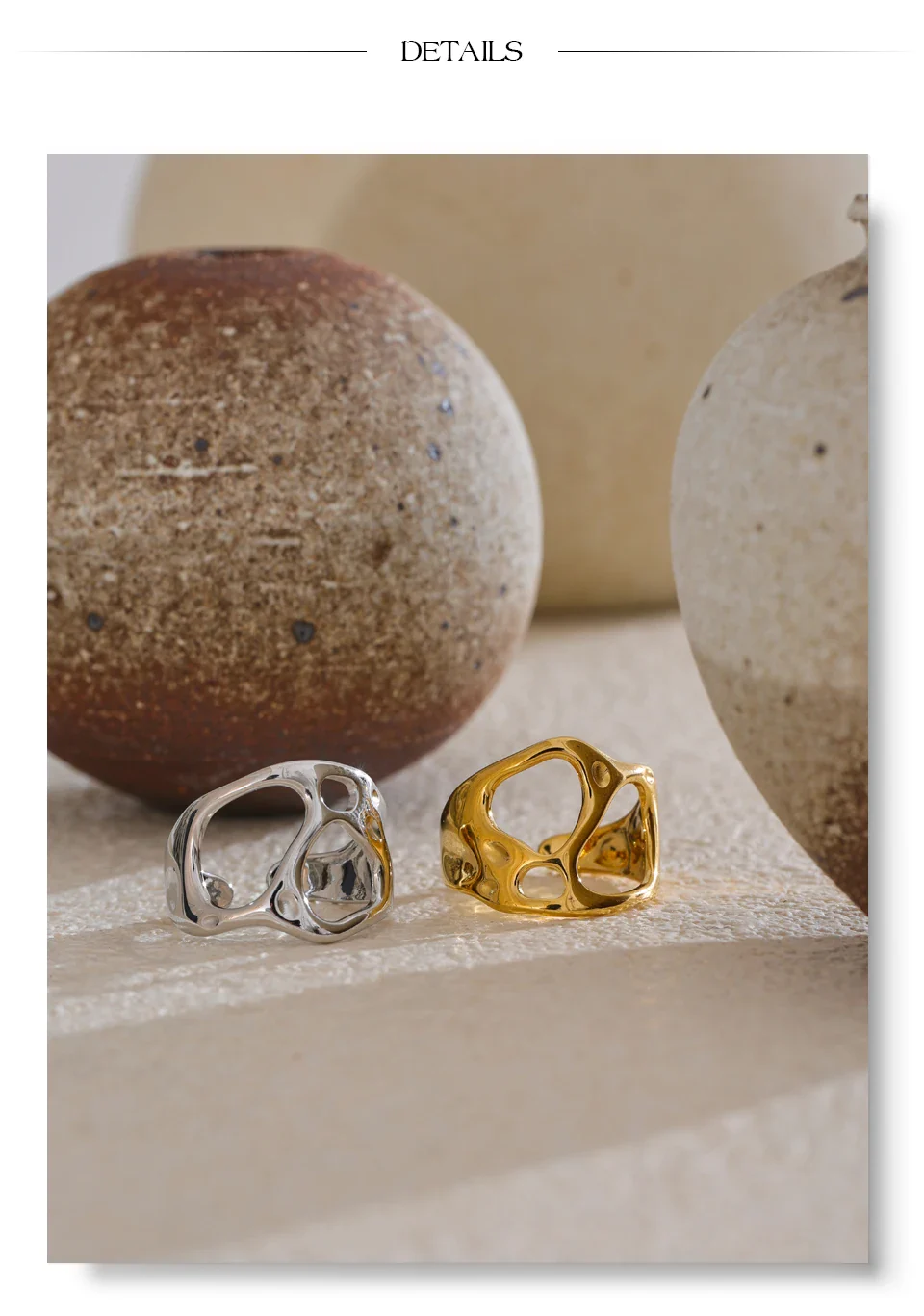 Forma Gold Open Ring - Image 10