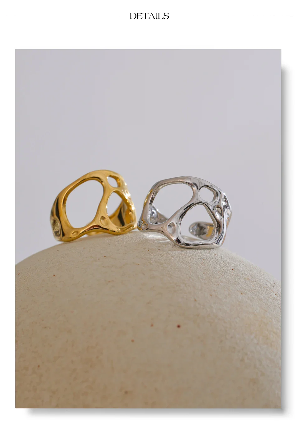 Forma Gold Open Ring - Image 11