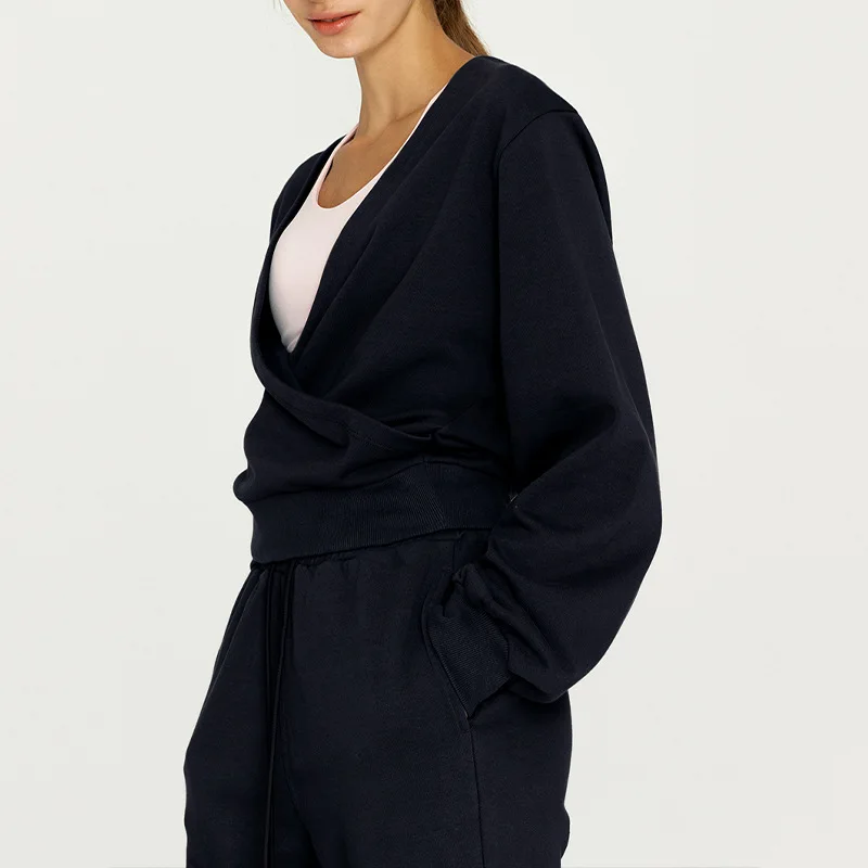 Frankie V-Neck Cotton Pullover - Image 4