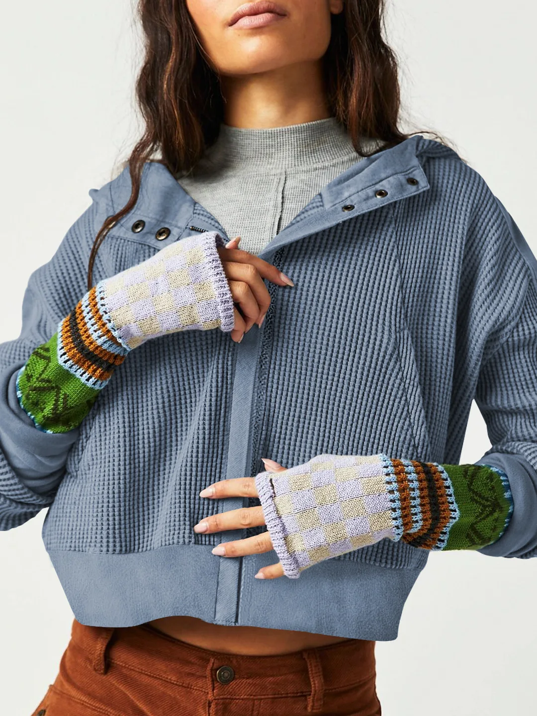 Uptown Waffle Hoodie - Image 12