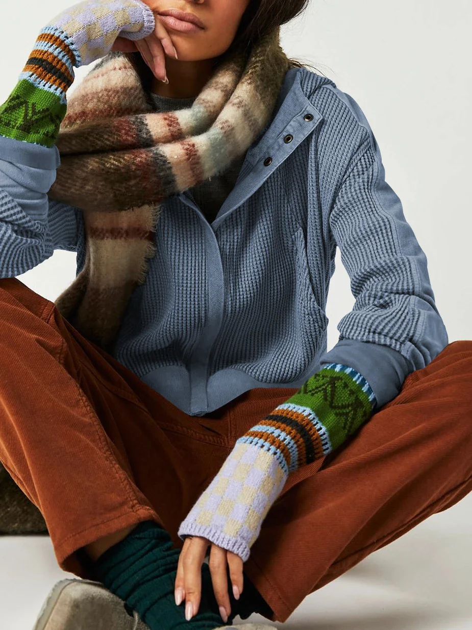 Uptown Waffle Hoodie - Image 13