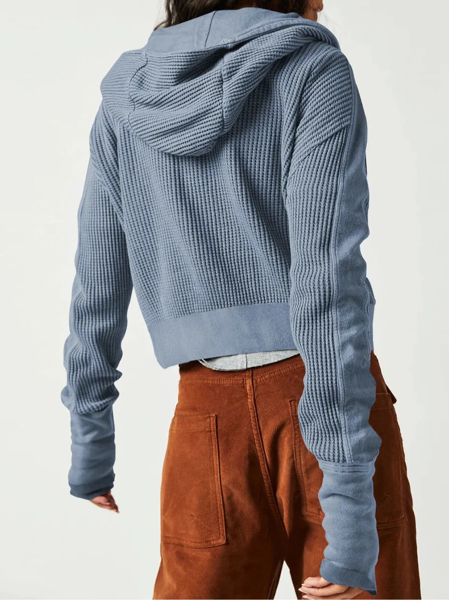 Uptown Waffle Hoodie - Image 14