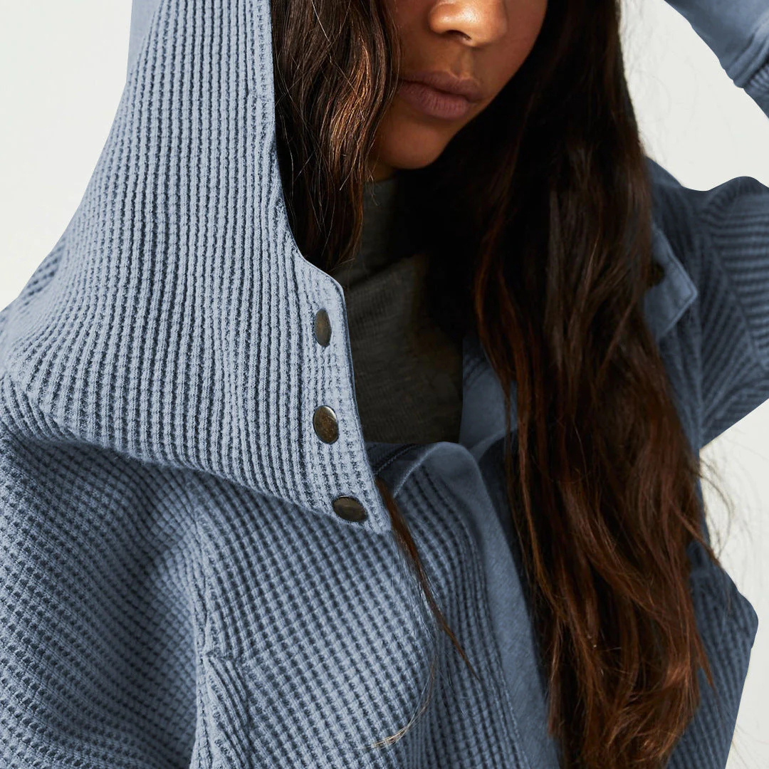 Uptown Waffle Hoodie - Image 15