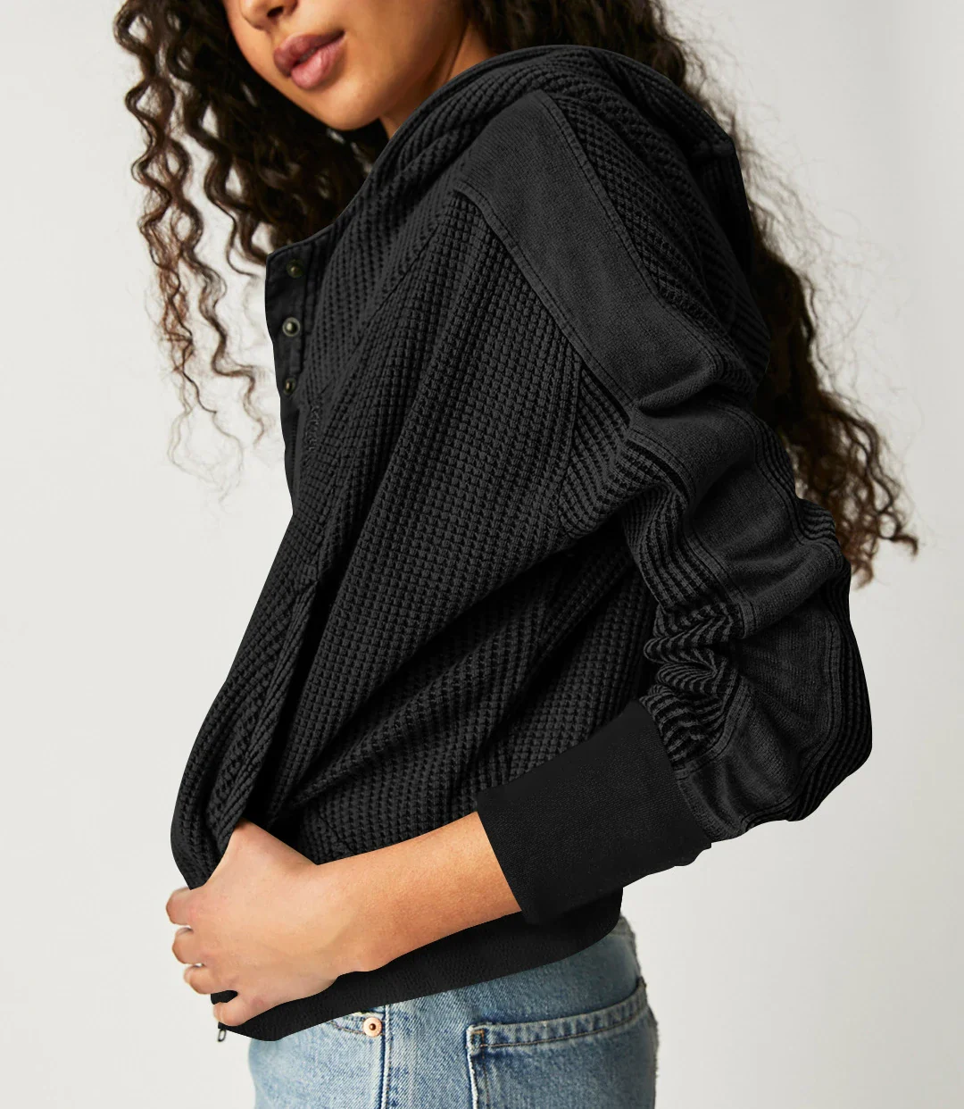 Uptown Waffle Hoodie - Image 23