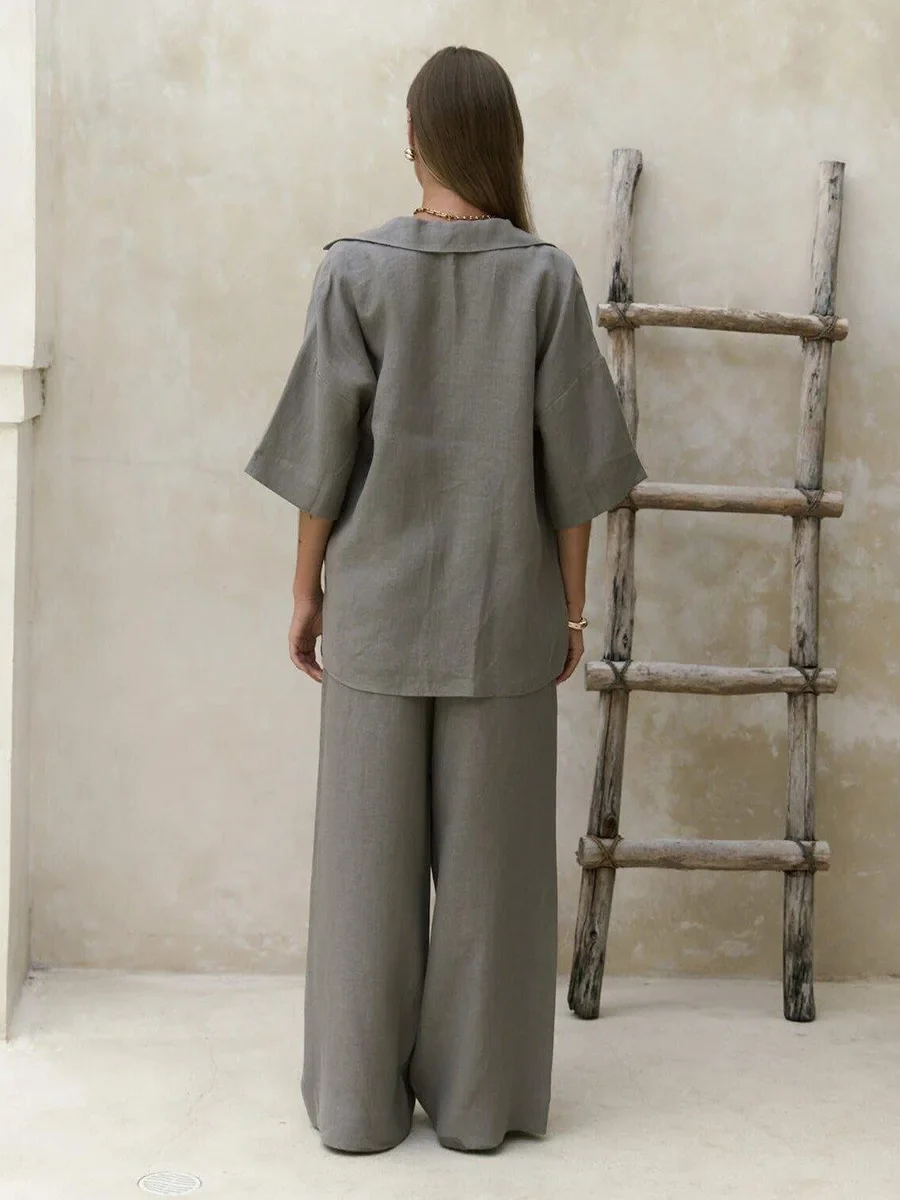 Hannah Cotton Two-Piece Set - Image 9
