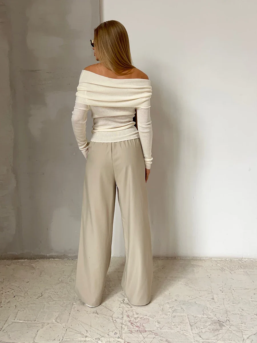 Orvieto Off-Shoulder Knit Top - Image 11
