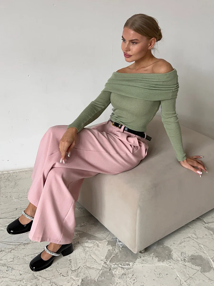 Orvieto Off-Shoulder Knit Top - Image 23