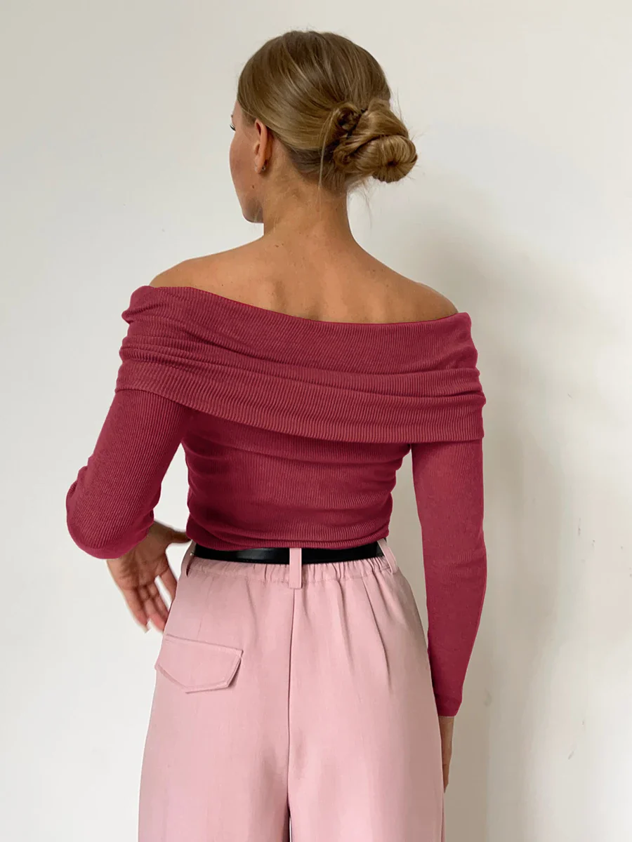 Orvieto Off-Shoulder Knit Top - Image 7