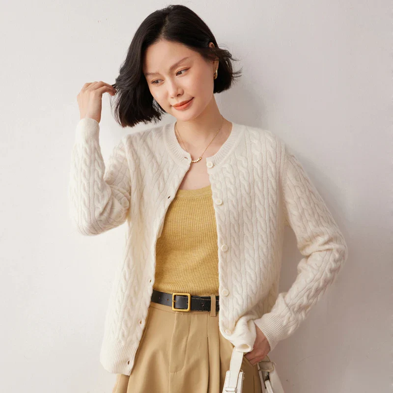 Homebodies Casual Cashmere Cardigan - Image 3